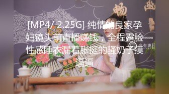 [MP4/ 2.25G] 纯情的良家孕妇镜头前直播赚钱，全程露脸性感睡衣漏着胀挺的骚奶子摸逼逼