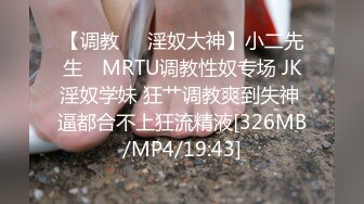 【调教❤️淫奴大神】小二先生✿ MRTU调教性奴专场 JK淫奴学妹 狂艹调教爽到失神 逼都合不上狂流精液[326MB/MP4/19:43]