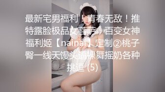 最新宅男福利！青春无敌！推特露脸极品女菩萨，百变女神福利姬【nainai】定制②桃子臀一线天馒头逼裸舞摇奶各种挑逗 (5)