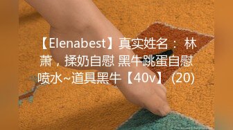 【Elenabest】真实姓名： 林萧，揉奶自慰 黑牛跳蛋自慰喷水~道具黑牛【40v】 (20)