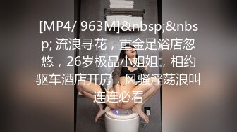 [MP4/ 963M]&nbsp;&nbsp; 流浪寻花，重金足浴店忽悠，26岁极品小姐姐，相约驱车酒店开房，风骚淫荡浪叫连连必看